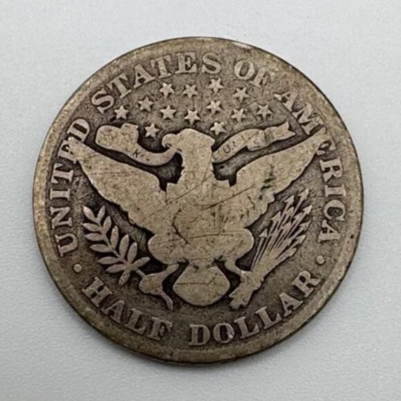 1901 US Barber Half Dollar Coin * RARE COLLECTIBLE * - Picture 2 of 3